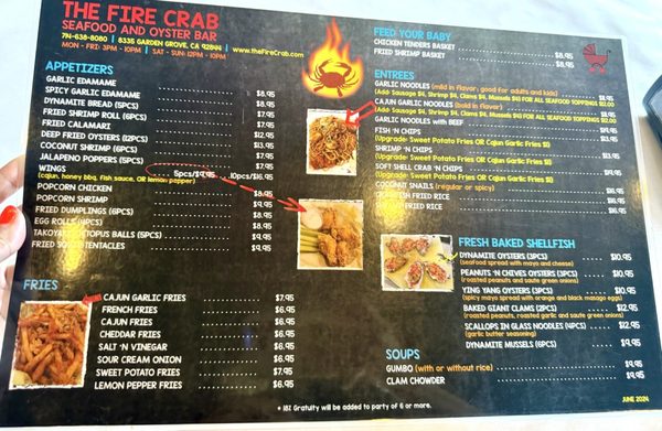 Menu photo 6 The Fire Crab Garden Grove, CA Menu photo 6 The Fire Crab Garden Grove, CA