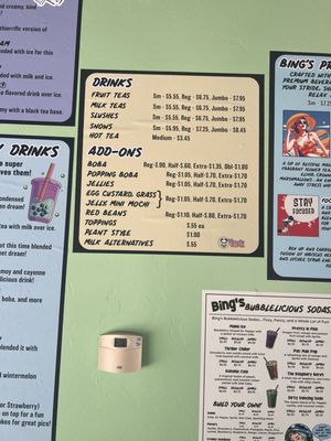 Menu photo 4 Bing's Boba Tea Tucson, AZ