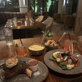 Ciclo - Bone-In Ribeye, Lamb Lollipops, Whipped Yukon Potato's and Pork Belly Mac & Cheese - Latin American Near Me - Austin, Texas