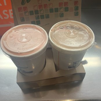Dick's - A bag of dicks and a couple sinful ice cream drinks - Fast Food Near Me - Seattle, Washington