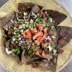 Blue Veggie - Blue chilaquiles