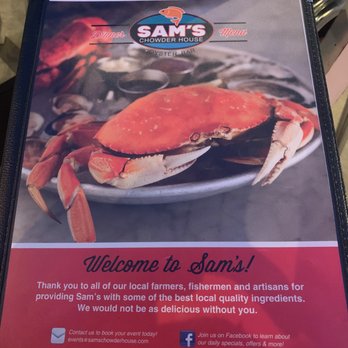 Sam's Chowder House - Seafood Near Me - Half Moon Bay, California Sam's Chowder House - Seafood Near Me - Half Moon Bay, California