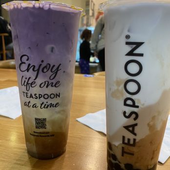 Teaspoon - Dirty ube and taro - Bubble Tea Near Me - Los Angeles, California Teaspoon - Dirty ube and taro - Bubble Tea Near Me - Los Angeles, California