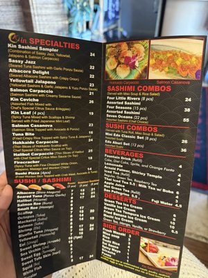 Menu photo 3 Kin Sushi Laguna Hills, CA