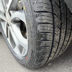 Les Schwab Tire Center - new tires! (when they're this new, they pick up every spec of dust)