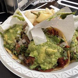 Tacos al Pastor and beef