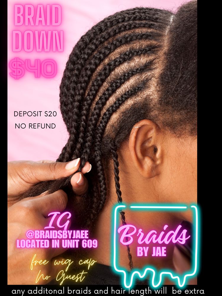 BraidsByJae Logo