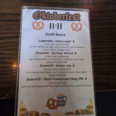 Menu photo 2 Black+Haus Tavern Parker, CO
