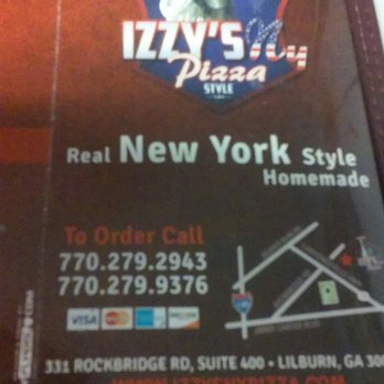 Izzy's NY Pizza - Pizza Near Me - Lilburn, Georgia