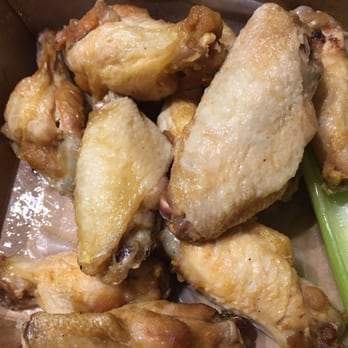 Backyard Bayou - Lemon pepper chicken wings. Look how pale it is! It was sooo soft like they boiled it. So disappointed - Cajun/Creole Near Me - Union City, California