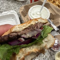 That's supposed to be medium rare.
