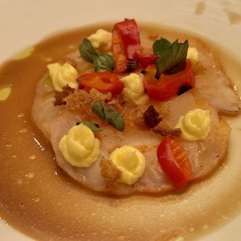 Vetri Cucina - Shrimp Carpaccio with Jimmy Nardello Peppers - Italian Near Me - Philadelphia, Pennsylvania