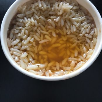 Popeyes Louisiana Kitchen - Rice and beans flooded in oil. - Fast Food Near Me - Brampton, Ontario Popeyes Louisiana Kitchen - Rice and beans flooded in oil. - Fast Food Near Me - Brampton, Ontario