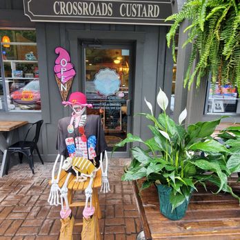 Crossroads Custard & Cold Brew - Skeleton welcome - Ice Cream & Frozen Yogurt Near Me - Cashiers, North Carolina