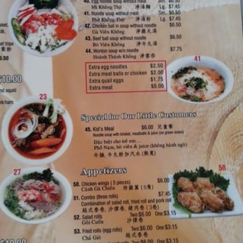 Pho Japolo - Menu pt 3. - Vietnamese Near Me - Vancouver, British Columbia
