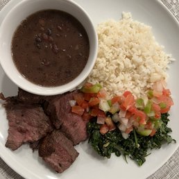 Picanha, Beans and Rice Plate Picanha, Beans and Rice Plate