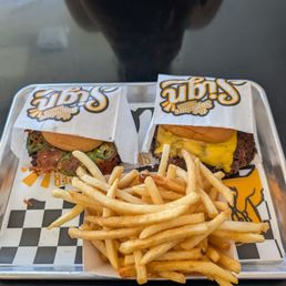 Triple Burger and Signature Burger Triple Burger and Signature Burger