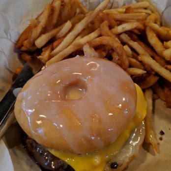 The Crow - Donut burger - American Near Me - La Crosse, Wisconsin The Crow - Donut burger - American Near Me - La Crosse, Wisconsin