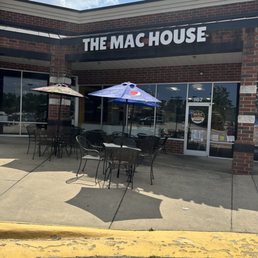 the front of the restaurant