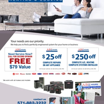 ABC 24 Hours - Use one of our coupons below on your first service with us. Mention the coupon when you call or email us. 571-882-3232 - Heating & Air Conditioning/HVAC Near Me - Chantilly, Virginia ABC 24 Hours - Use one of our coupons below on your first service with us. Mention the coupon when you call or email us. 571-882-3232 - Heating & Air Conditioning/HVAC Near Me - Chantilly, Virginia