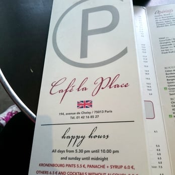 La Place - Cafes Near Me - Paris, 75