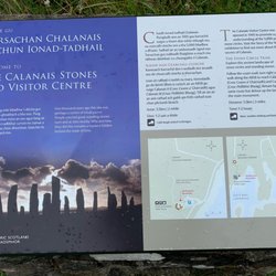 Stones of Callanish - Visitor centre informational placard.