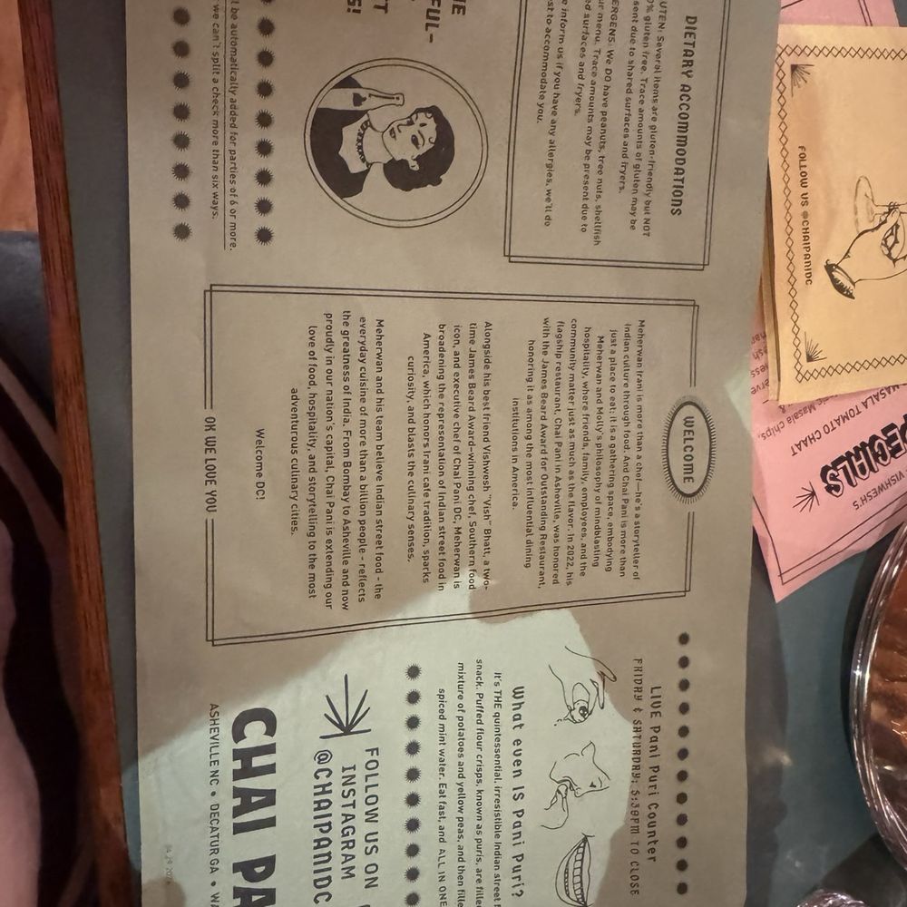 Chai Pani - Menu - Indian Near Me - Washington, DC, District of Columbia