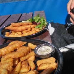 Fiskerikajen - Fish and chips og en rødspættefilet
