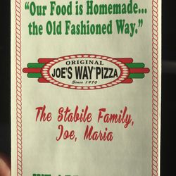 Joe's Way Pizza