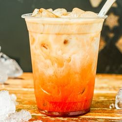 Master Donuts - Thai ice tea