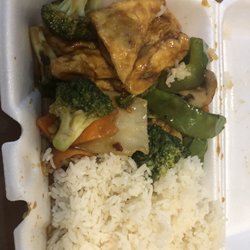 New China Buffet - This is what was leftover after eating again as much from my menu item.  Nice alternative if you don't want buffet.