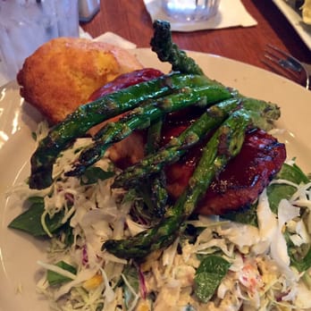 3 Squares Restaurant - BBQ salmon salad - American Near Me - Maple Grove, Minnesota 3 Squares Restaurant - BBQ salmon salad - American Near Me - Maple Grove, Minnesota