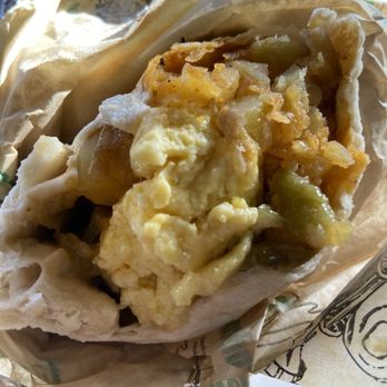 Crash Murder Business - Breakfast burrito (surprisingly tasty and refreshing. Very fresh ingredients and not heavy at all!) - Coffee & Tea Near Me - Santa Fe, New Mexico