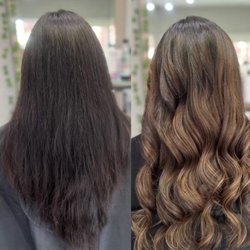 Glam Beauty Studio - Balayage by Angelica. First time coloring my hair!