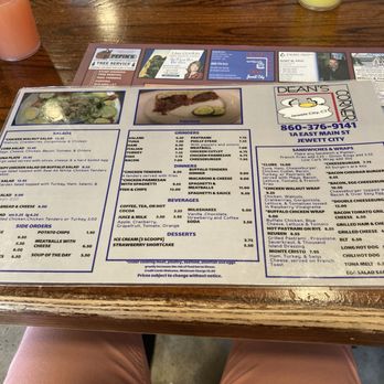 Dean's Corner - Menu - Breakfast & Brunch Near Me - Jewett City, Connecticut