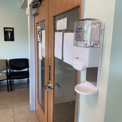 Eric Y Waki, MD - Entrance/waiting area hand sanitizer.