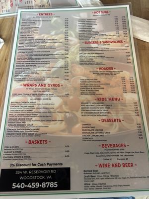 Menu photo 1 Italian Touch Pizza Woodstock, VA