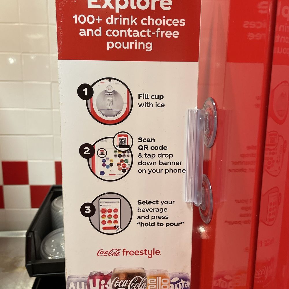Five Guys - Contactless drink dispenser - Fast Food Near Me - Metairie, Louisiana Five Guys - Contactless drink dispenser - Fast Food Near Me - Metairie, Louisiana
