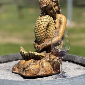 Mermaid Valley Vineyard - Mermaid siren glass of wine - Wine Tasting Room Near Me - Ramona, California Mermaid Valley Vineyard - Mermaid siren glass of wine - Wine Tasting Room Near Me - Ramona, California
