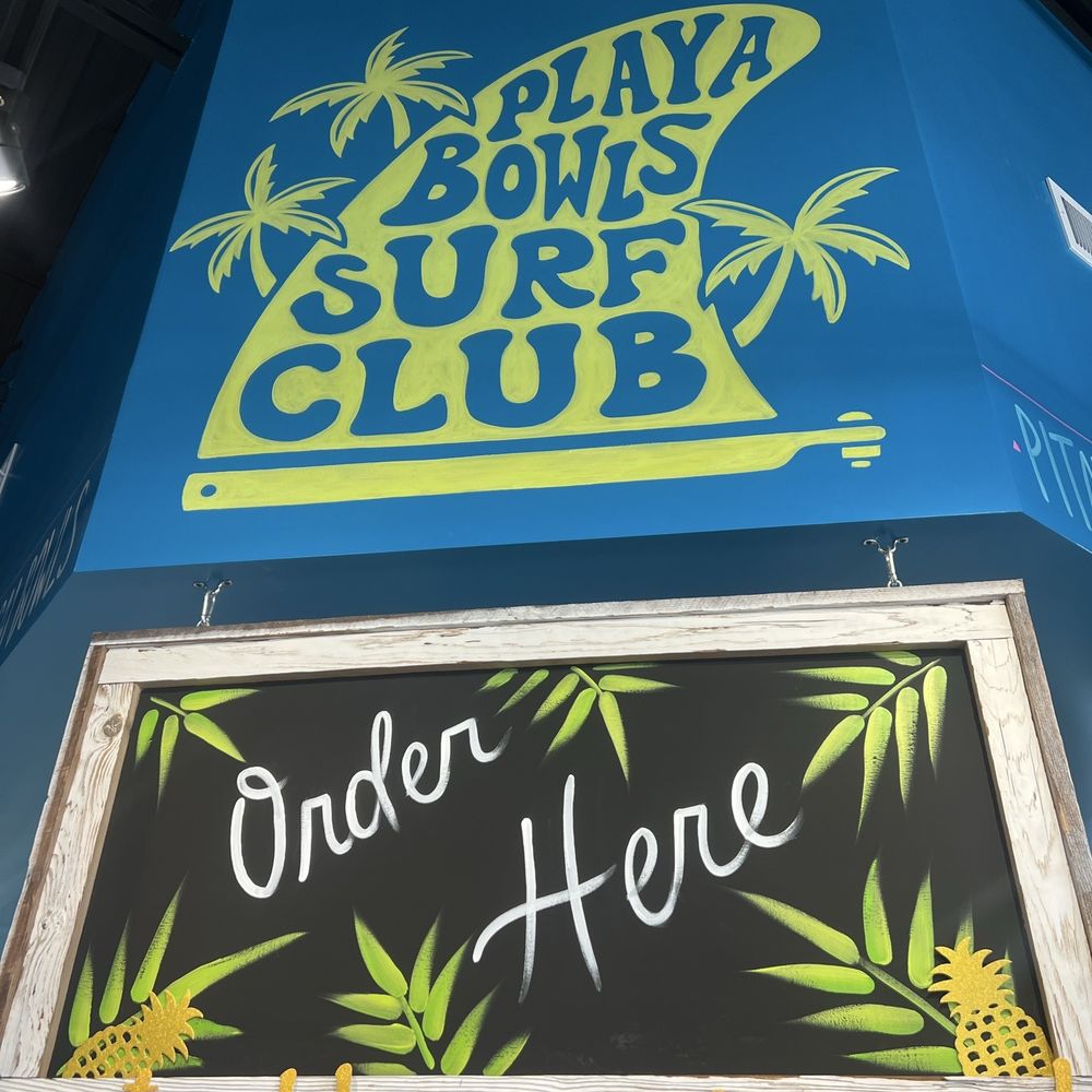 Above the order area
