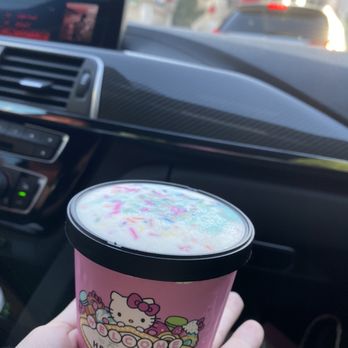 Hello Kitty Cafe - Birthday cake flavored ice cream - Desserts Near Me - Las Vegas, Nevada Hello Kitty Cafe - Birthday cake flavored ice cream - Desserts Near Me - Las Vegas, Nevada