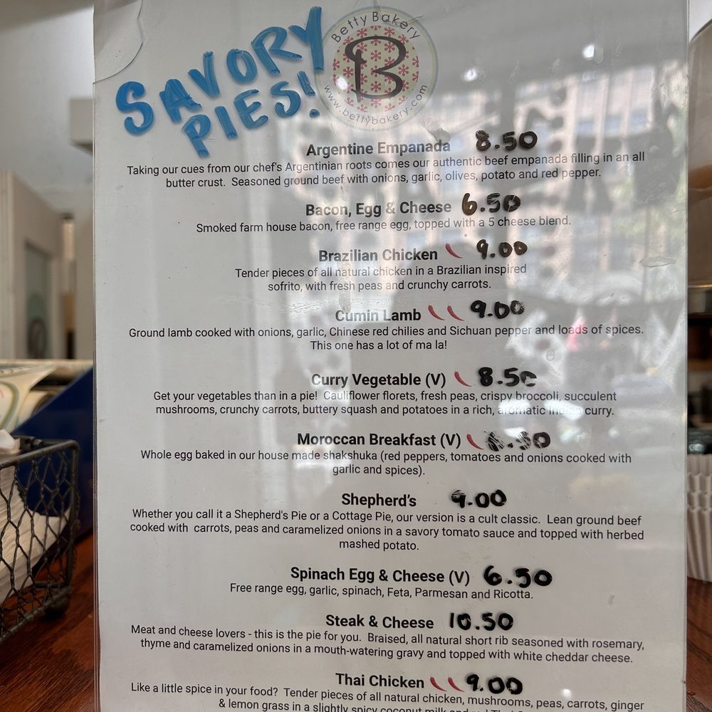Betty Bakery - Menu - Bakeries Near Me - Brooklyn, New York