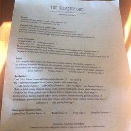 Weekend Brunch Menu