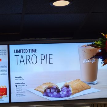 McDonald's - Advertising Taro Pie - Fast Food Near Me - Honolulu, Hawaii McDonald's - Advertising Taro Pie - Fast Food Near Me - Honolulu, Hawaii