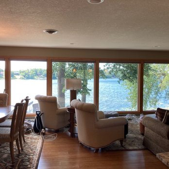 Sun Control and Decorative Films - Right windows completed left not completed - Home Window Tinting Near Me - Fargo, North Dakota Sun Control and Decorative Films - Right windows completed left not completed - Home Window Tinting Near Me - Fargo, North Dakota