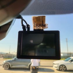 MG Auto Dash Cam - Front view camera with touchscreen monitor