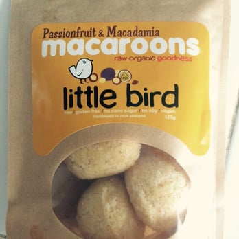 Little Bird Unbakery - Passion fruit and macadamia macaroons - Coffee & Tea Near Me - Auckland, AUK