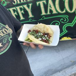 Taco truck out front Taco truck out front