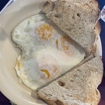 Ranch House Grille - Basic over easy eggs with toast fer dippin. - American Near Me - Phoenix, Arizona Ranch House Grille - Basic over easy eggs with toast fer dippin. - American Near Me - Phoenix, Arizona
