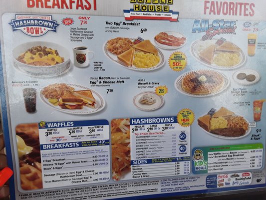 Menu photo 2 Waffle House New Orleans, LA